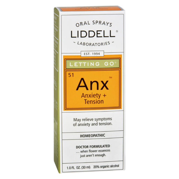 Liddell Homeopathic Letting Go Anxiety Spray - 1 fl Ounce