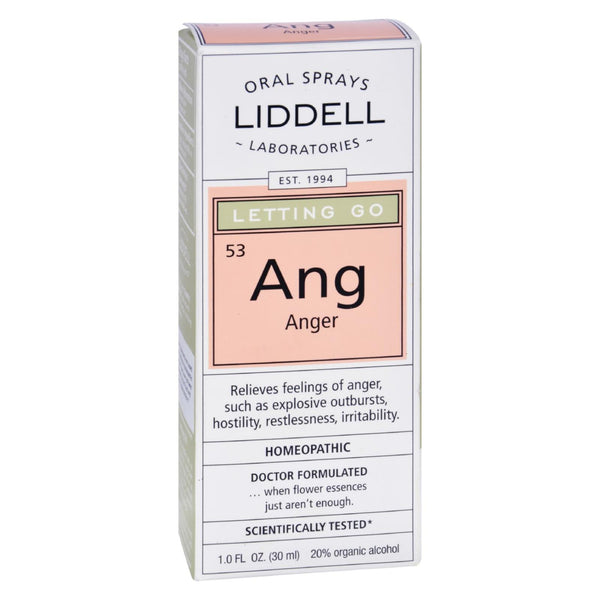 Liddell Homeopathic Letting Go Ang Anger Spray - 1 fl Ounce