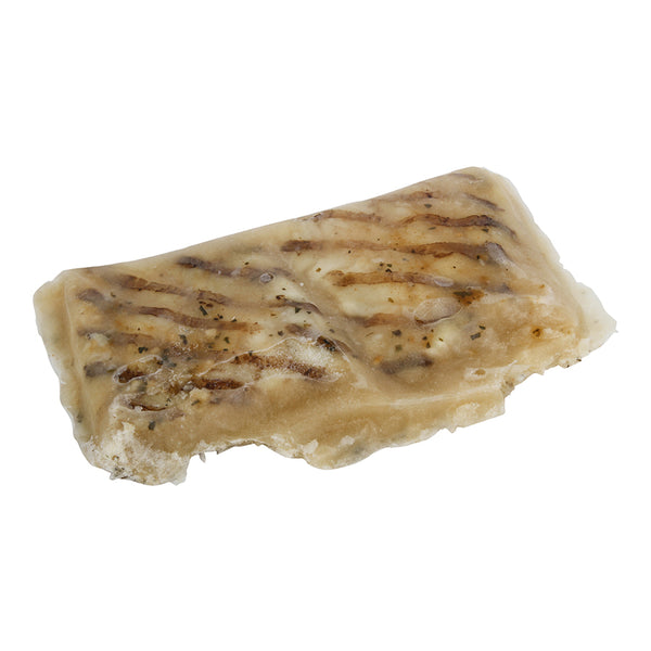 Fully Cooked Pollock Fire Grilled Formed Portion Boneless Skinless 1 Pound Each - 10 Per Case.