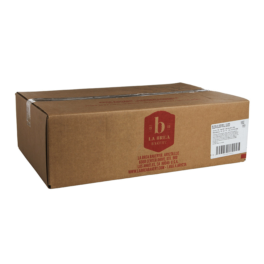 Bread Roll Telera Slider Sliced Parbaked Frozen Bulk Bag 1.2 Ounce Size - 128 Per Case.