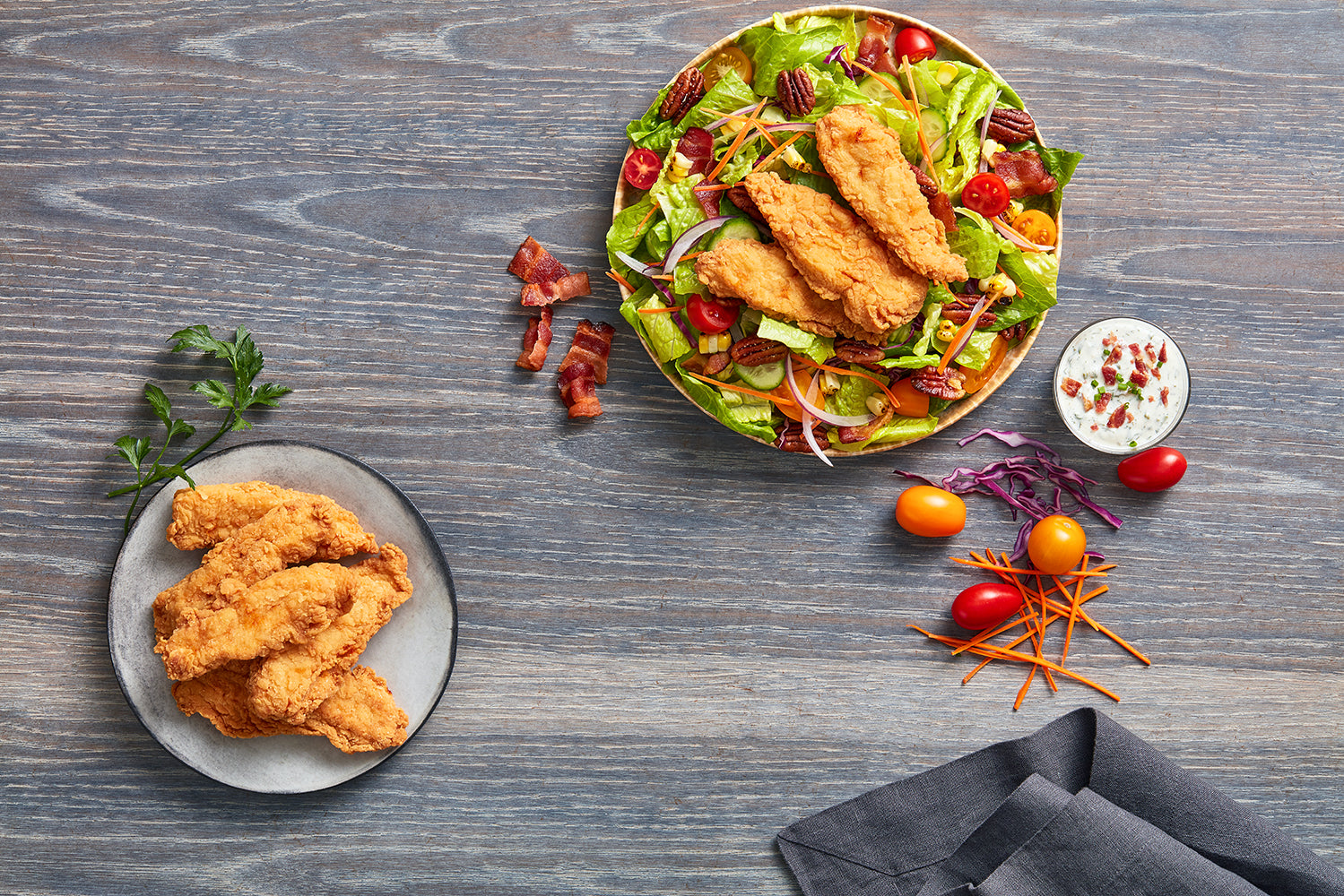 Wayne Farms Par Fried Breaded Chicken Tenderloin Fritters 2 Ounce, 5 Pound Each - 2 Per Case.