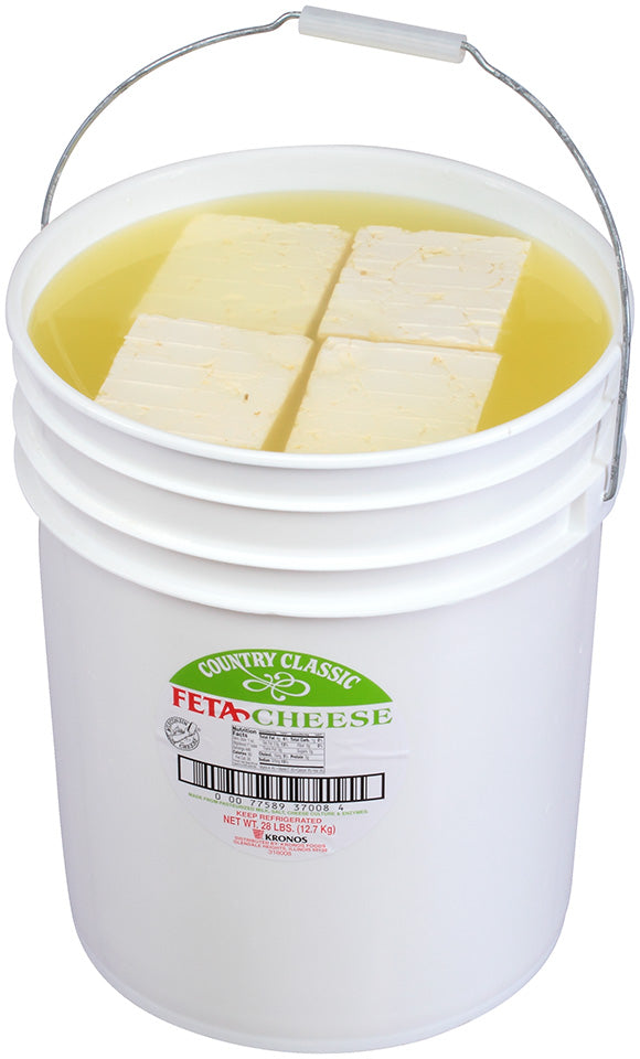 Mediterranean Specialties Cheese Country Classic Feta 1-28 Pound Non-gmo 1-28 Pound