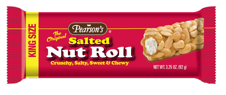 Salted Nut Roll King Size 3.25 Ounce Size - 144 Per Case.
