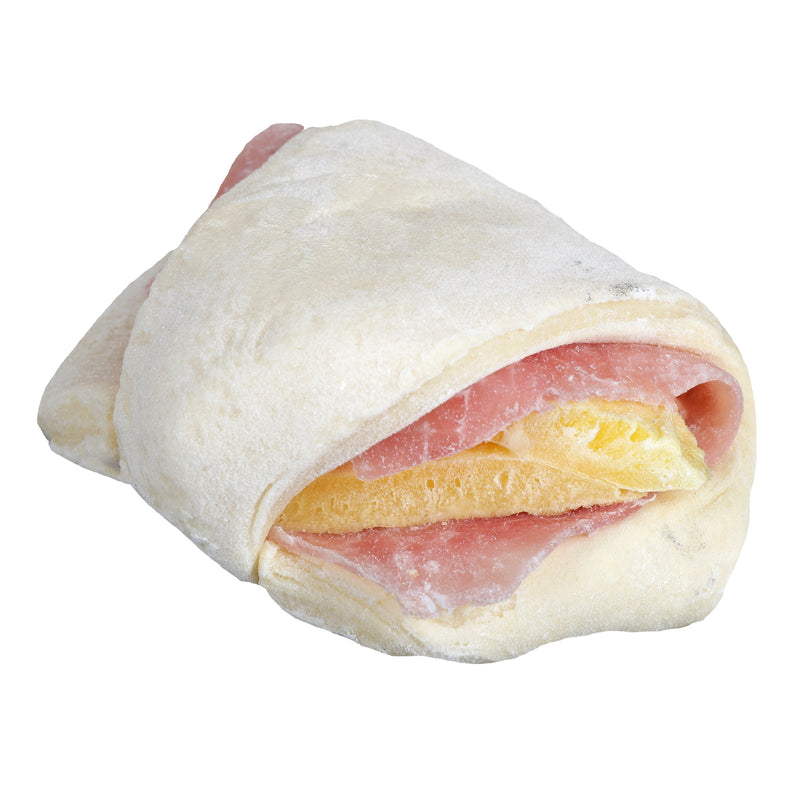 Croissant Ham Egg Cheese Dough 5.3 Ounce Size - 48 Per Case.