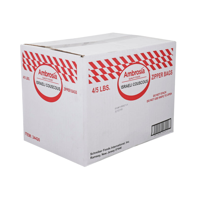 Packer Toasted Israeli Cous Cous 5 Pound Each - 4 Per Case.