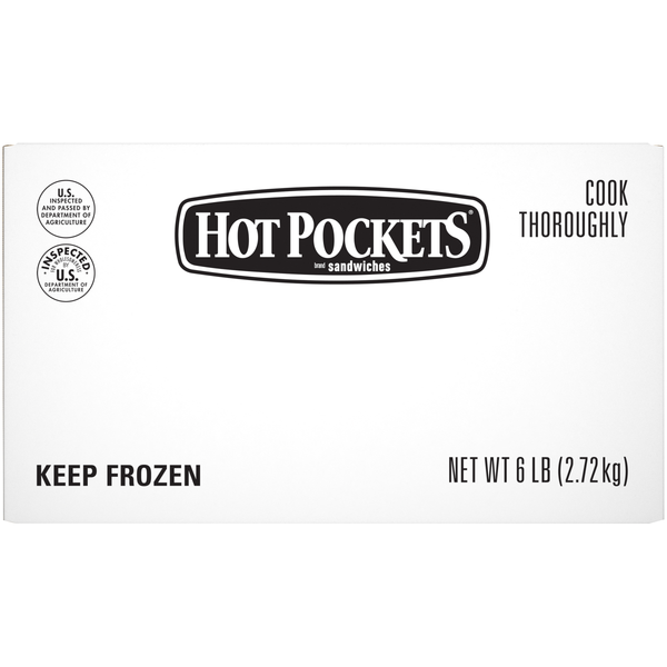 Hot Pockets Meatballs & Mozzarella 8 Ounce Size - 12 Per Case.