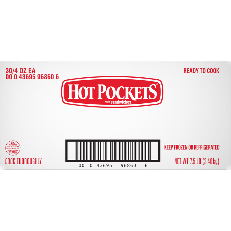 Hot Pockets Sausage Egg & Cheese 4 Ounce Size - 30 Per Case.