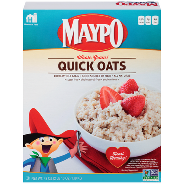 Cereal Oatmeal Quick 42 Ounce Size - 8 Per Case.