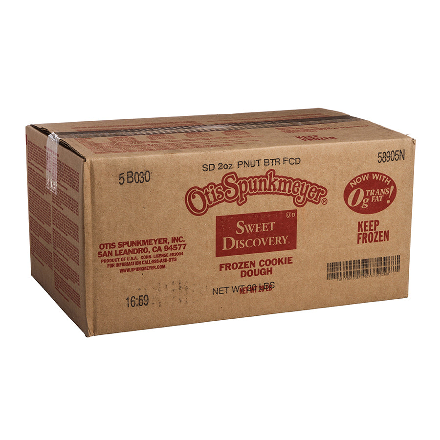 Peanut Butter Frozen Cookie Dough Gr 2 Ounce Size - 160 Per Case.