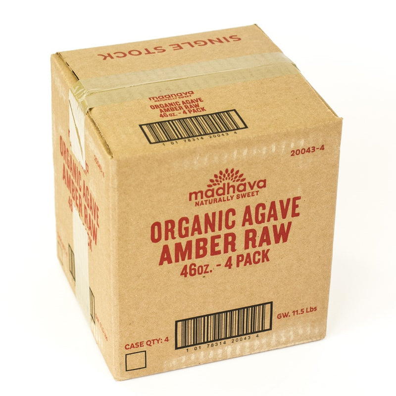 Amber Agave 46 Ounce Size - 4 Per Case.