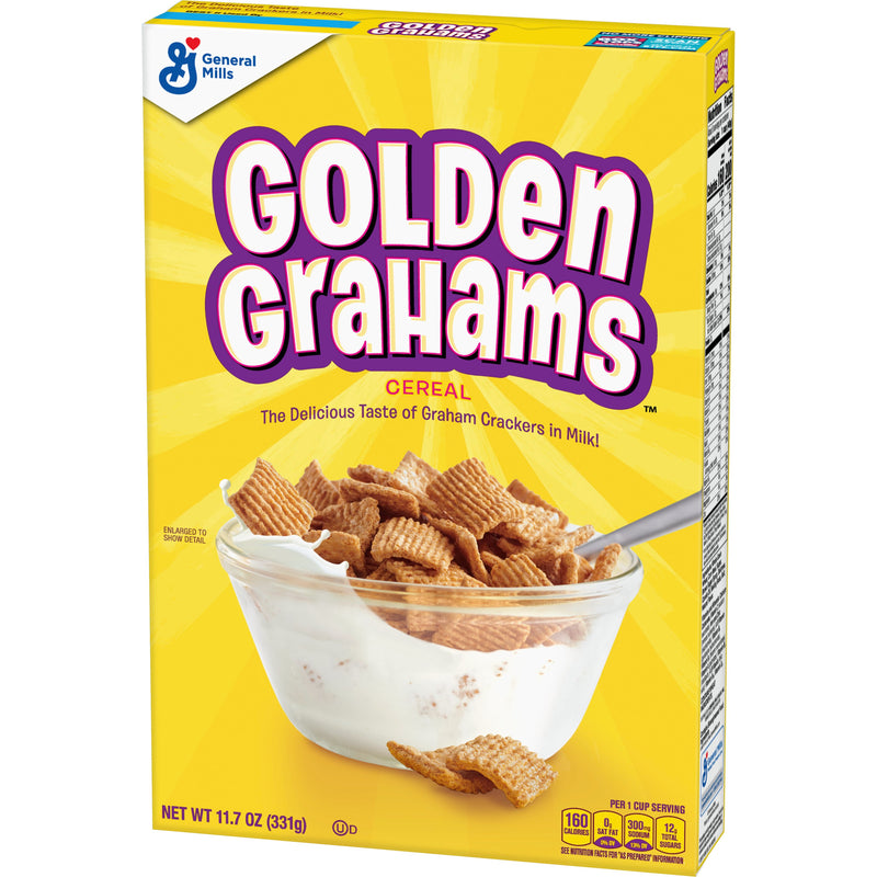 Golden Grahams™ Cereal Box 11.7 Ounce Size - 12 Per Case.