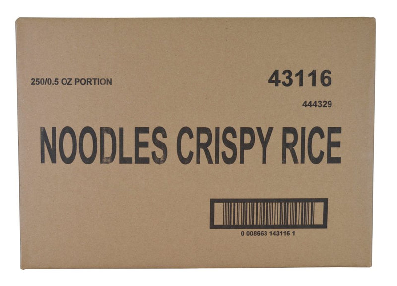 Sugar Foods Noodle Crispy Rice 0.5 Ounce Size - 250 Per Case.