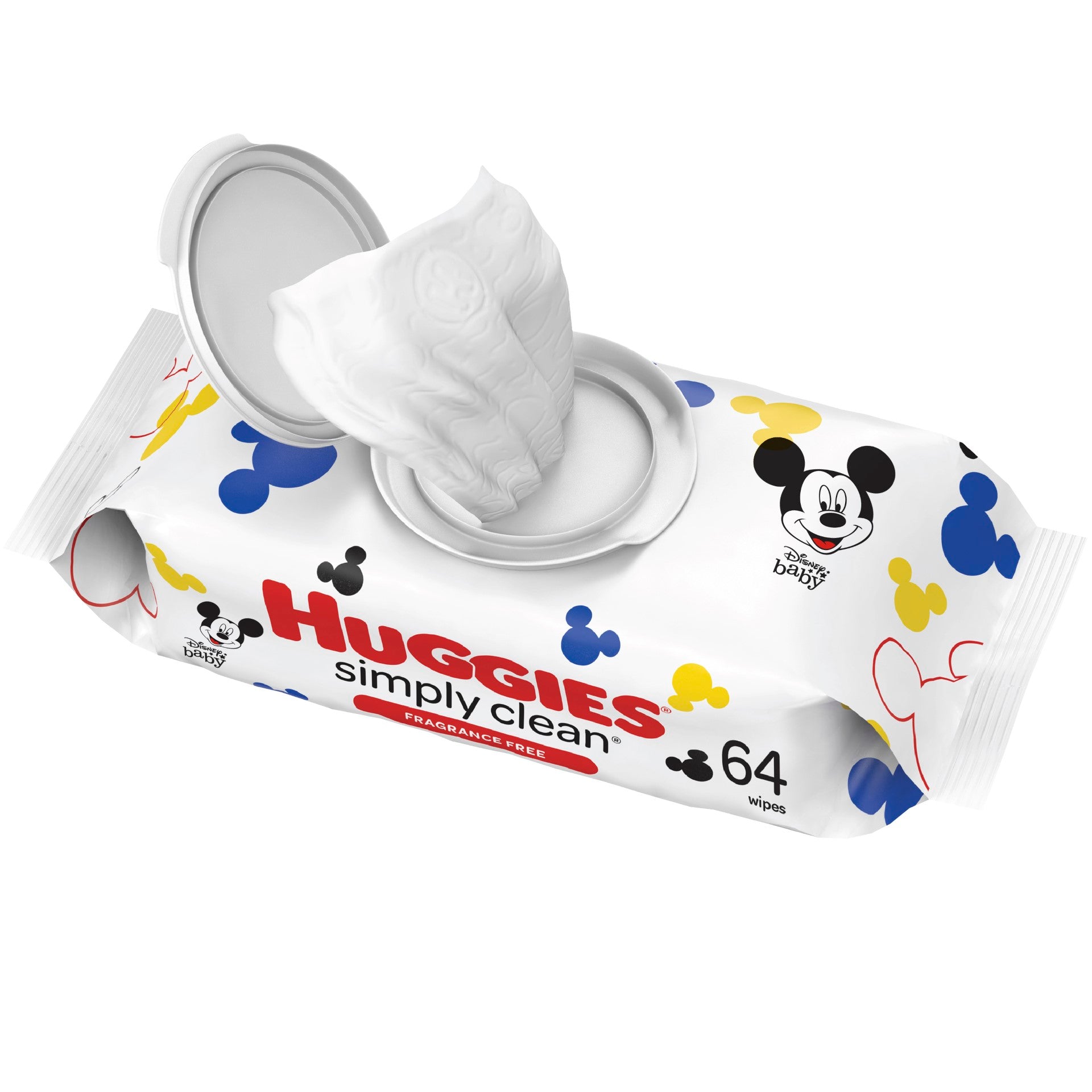 Huggies Simp Cln Ff Babywipe Rgd Flptp 64 Count Packs - 8 Per Case.