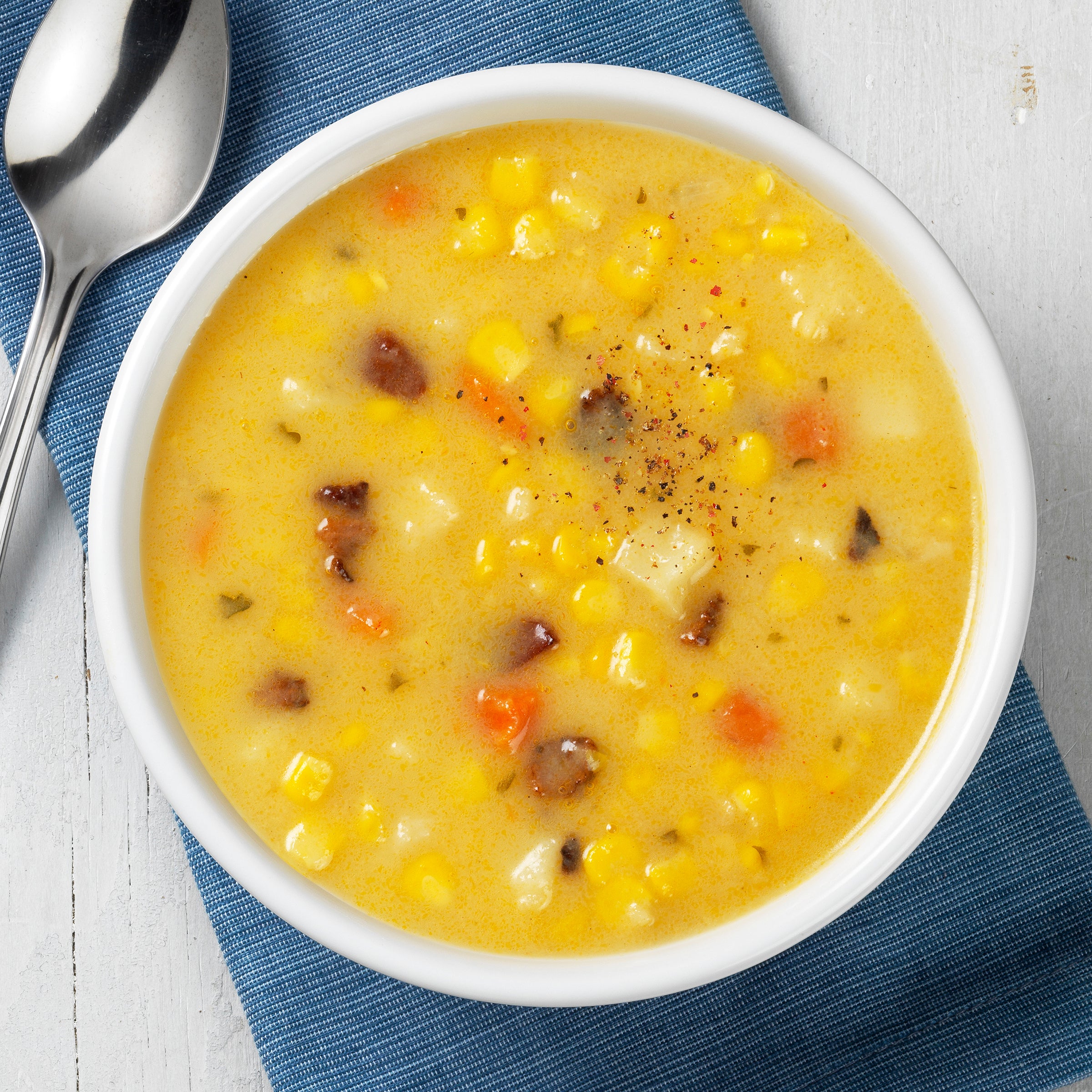 Captain's Corn Chowder 4 Pound Each - 4 Per Case.