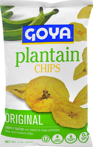Goya Plantain Chips Original 5 Ounce Size - 12 Per Case.