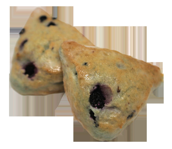 Two Bite Blueberry Scones 24 Ounce Size - 6 Per Case.