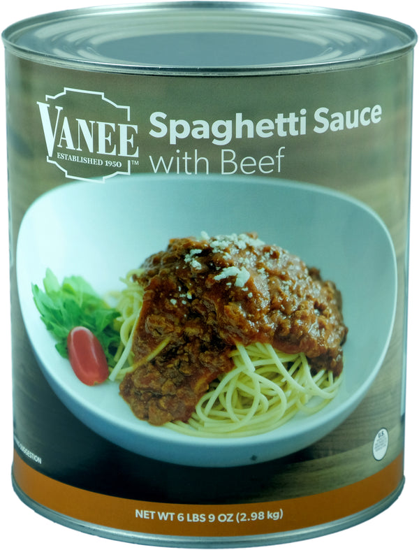 Spaghetti Sauce With Beef 105 Ounce Size - 6 Per Case.