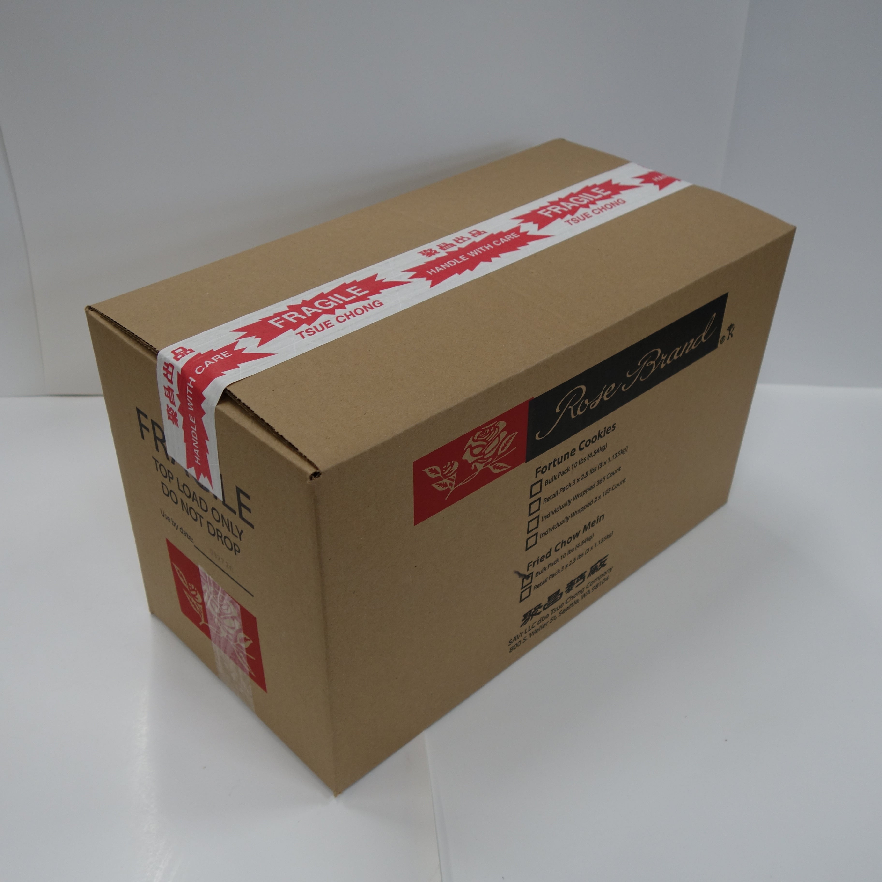 Rose Fried Chow Mein Noodles 10 Pound Each - 1 Per Case.