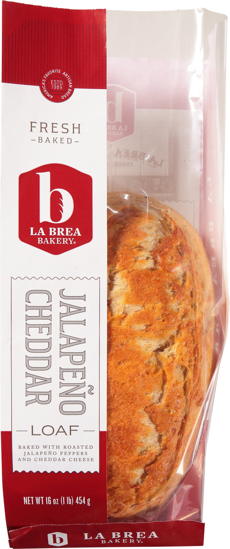 Bread Loaf Jalapeno Cheddar Unsliced Parbakedfrozen Retail 18 Ounce Size - 12 Per Case.