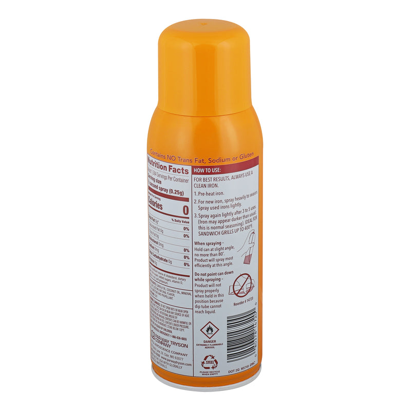 Vegalene Grid Iron Release And Pan Spray Aerosol 14 Ounce Size - 6 Per Case.