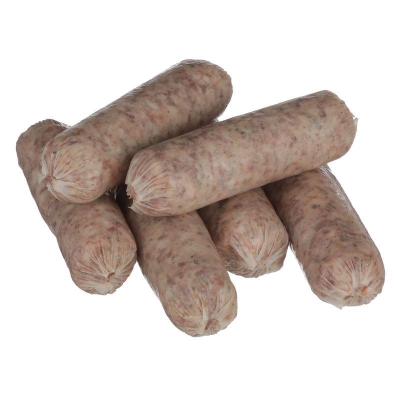Odoms Tennessee Pride Country Blend Fresh Casing Sausage Links 2 Ounce Size - 96 Per Case.