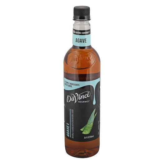 Davinci Gourmet Natural Agave Syrup 750 ML - 4 Per Case.