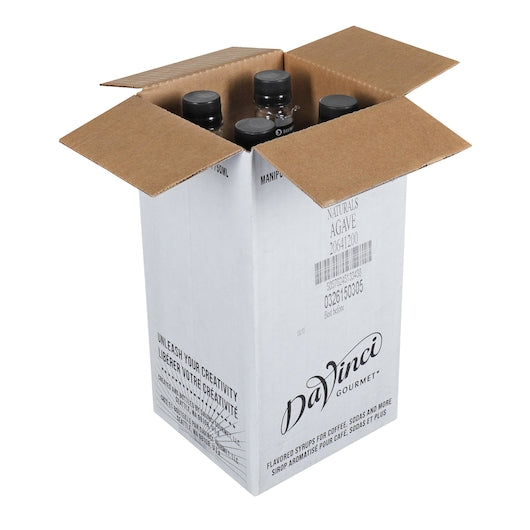 Davinci Gourmet Natural Agave Syrup 750 ML - 4 Per Case.