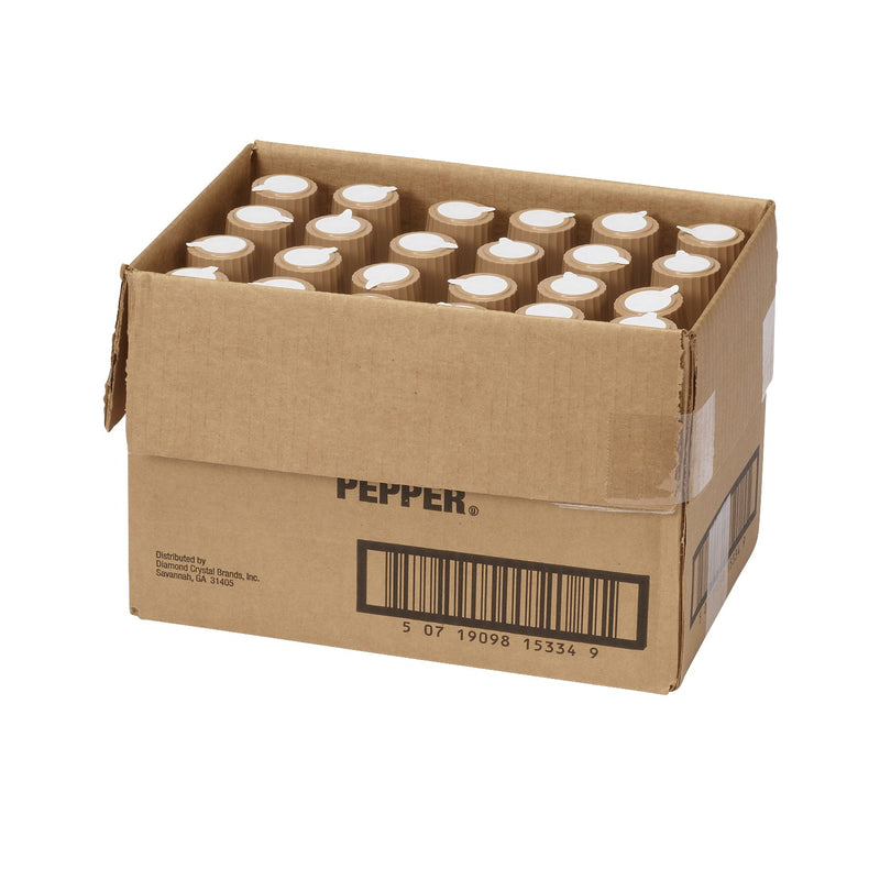 Diamond Crystal Pepper Shaker Toast 1.5 Ounce Size - 48 Per Case.