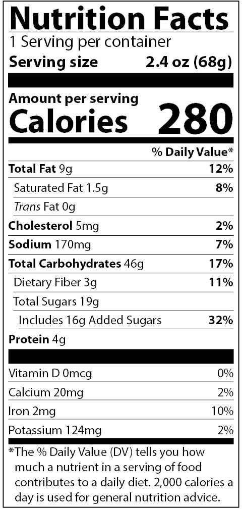 Appleways Whole Grain Soft Oatmeal Apple Bars Individually Wrapped 1 Count Packs - 160 Per Case.