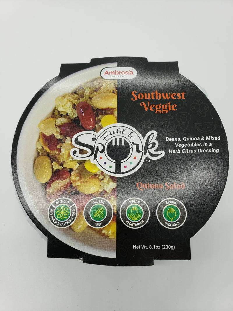 Field To Spork Quinoa Salad (southwest Veggie) 8.1 Ounce Size - 8 Per Case.