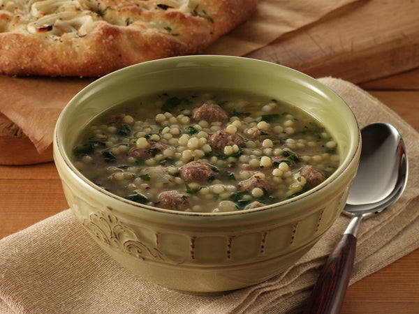 Italian Wedding Soup With Meatballs 4 Pound Each - 4 Per Case.