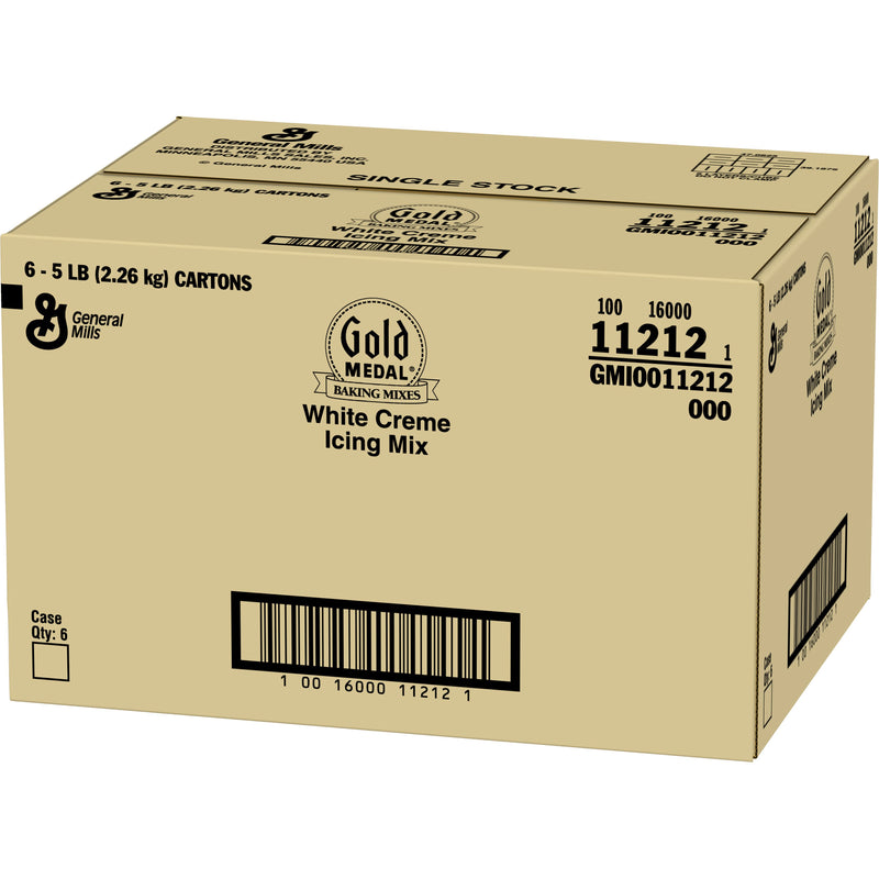 Gold Medal™ Icing Mix With hite Creme 5 Pound Each - 6 Per Case.