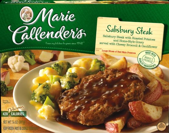 Marie Callender's Salisbury Steak 14 Ounce Size - 8 Per Case.