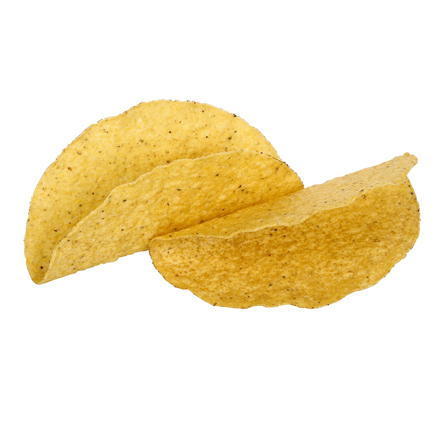 Mission 5" Regular Yellow Taco Shells 25 Count Packs - 8 Per Case.
