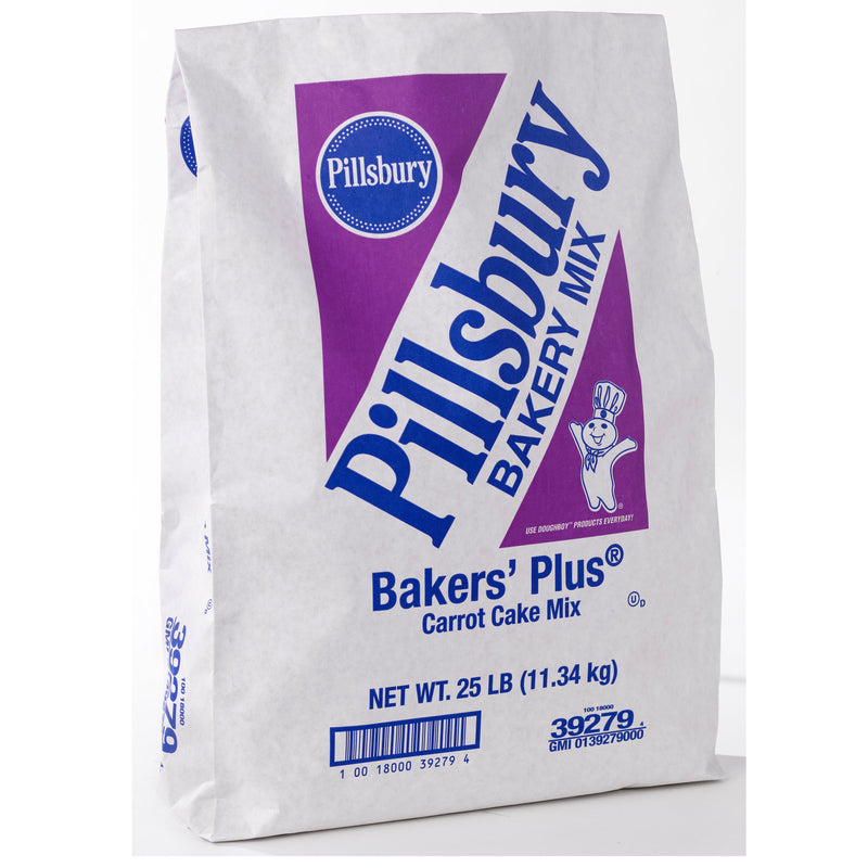 Pillsbury™ Bakers' Plus™ Cake Mix Carrot 25 Pound Each - 1 Per Case.