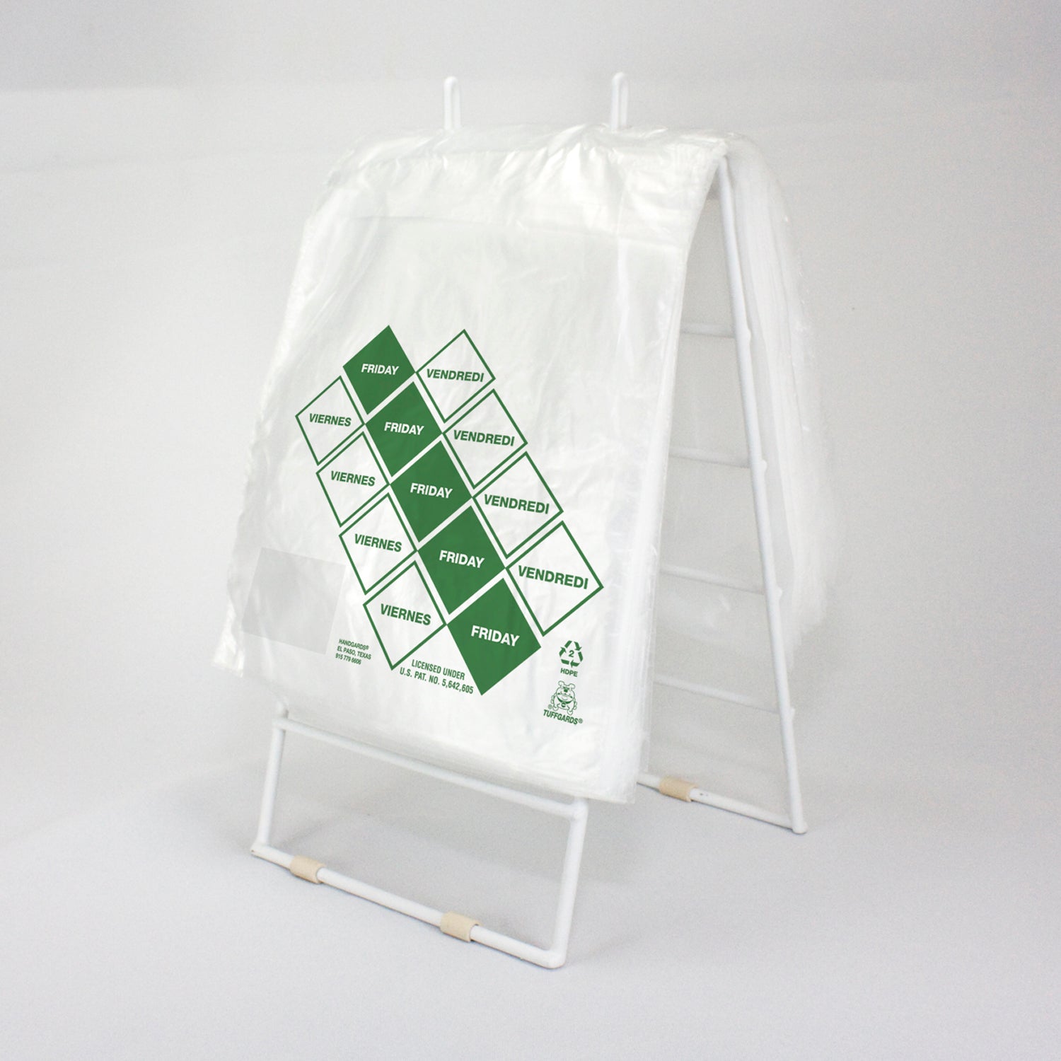 Bag High Density Saddle Preportioned Green Friday 2000 Each - 1 Per Case.