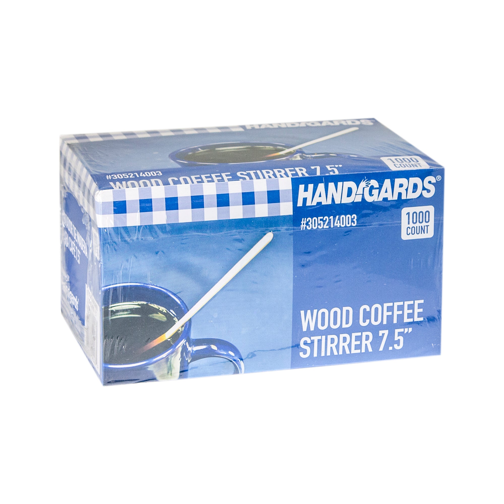 Stirrer Coffee Wood 5" 1000 Each - 5 Per Case.