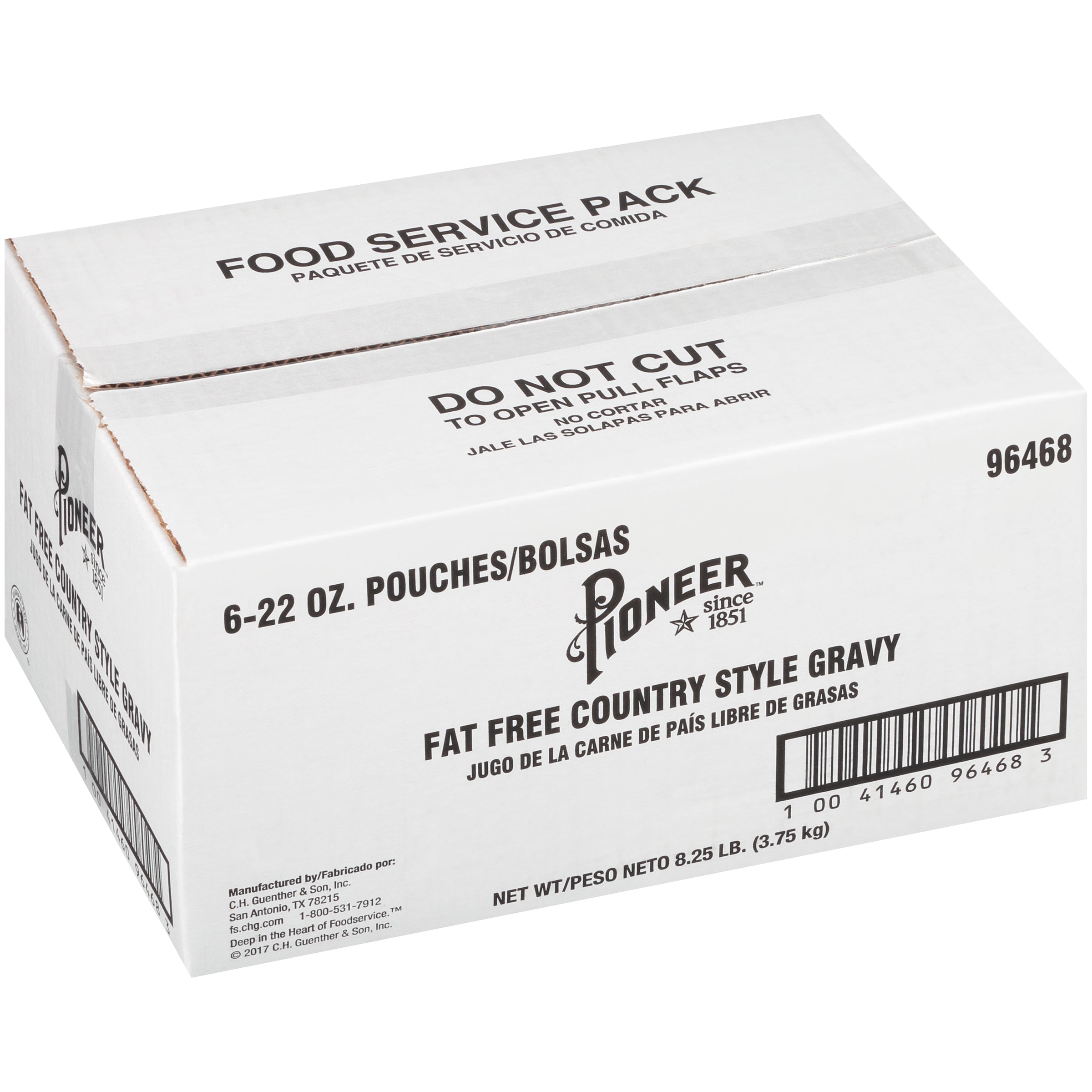 Pioneer Fat Free Country Style Gravy Mix 22 Ounce Size - 6 Per Case.