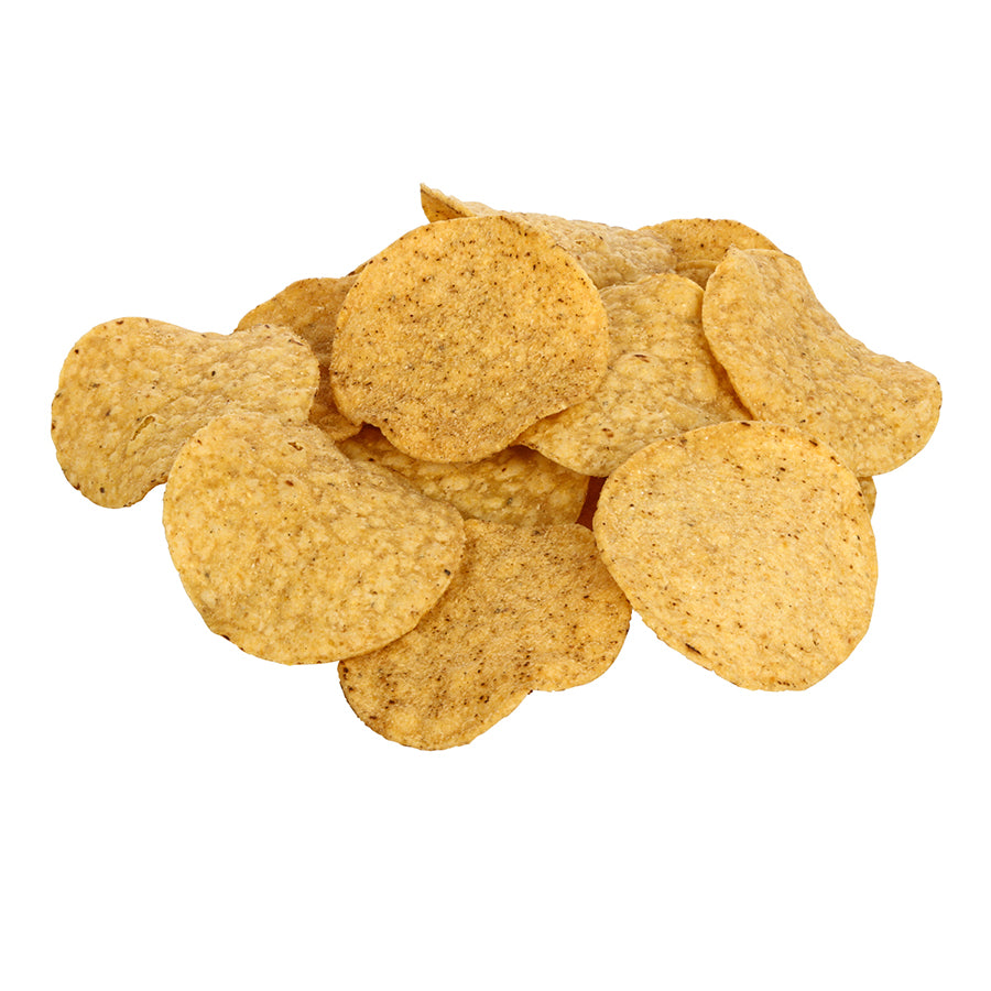 Mission Yellow Round Tortilla Chips 2 Pound Each - 6 Per Case.