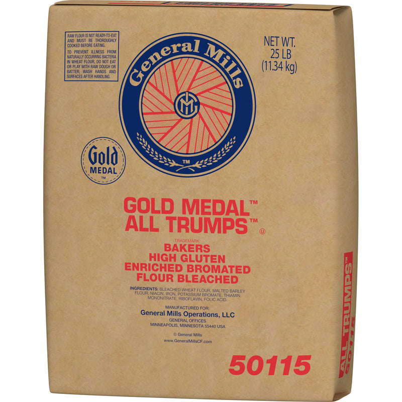 Gold Medal™ All Trumps™ Flour Bleachedbromated Malted Enriched 25 Pound Each - 1 Per Case.