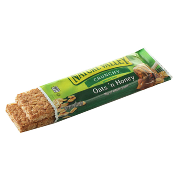 Nature Valley™ Crunchy Granola Bars Oats 'n Honey (Double Bar) 26.82 Ounce Size - 6 Per Case.