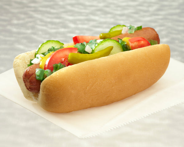 Plain Hot Dog Bun Slice 1.5 Ounce Size - 120 Per Case.