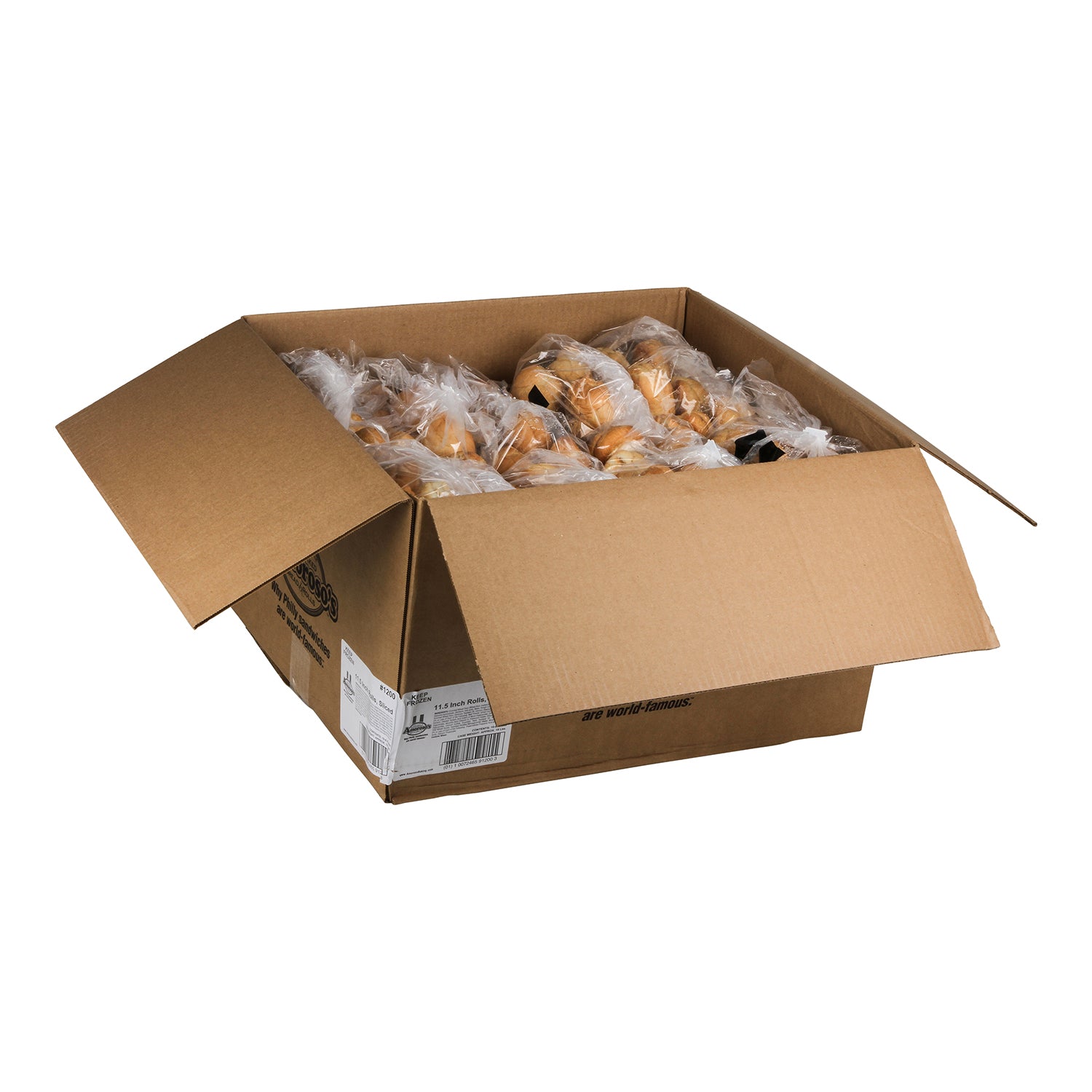 Amoroso's Baking Company In Roll Sliced 6 Count Packs - 10 Per Case.