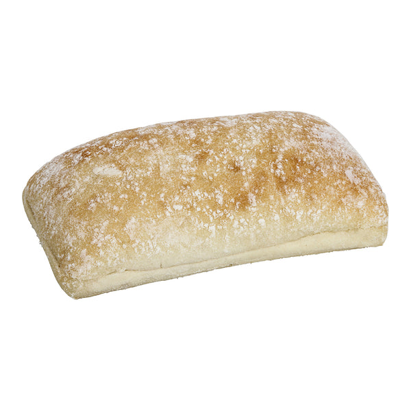 Bread Roll Sandwich White 6" 3" Rectangularsliced Parbaked Frozen Bulk Bag 3.6 Ounce Size - 40 Per Case.