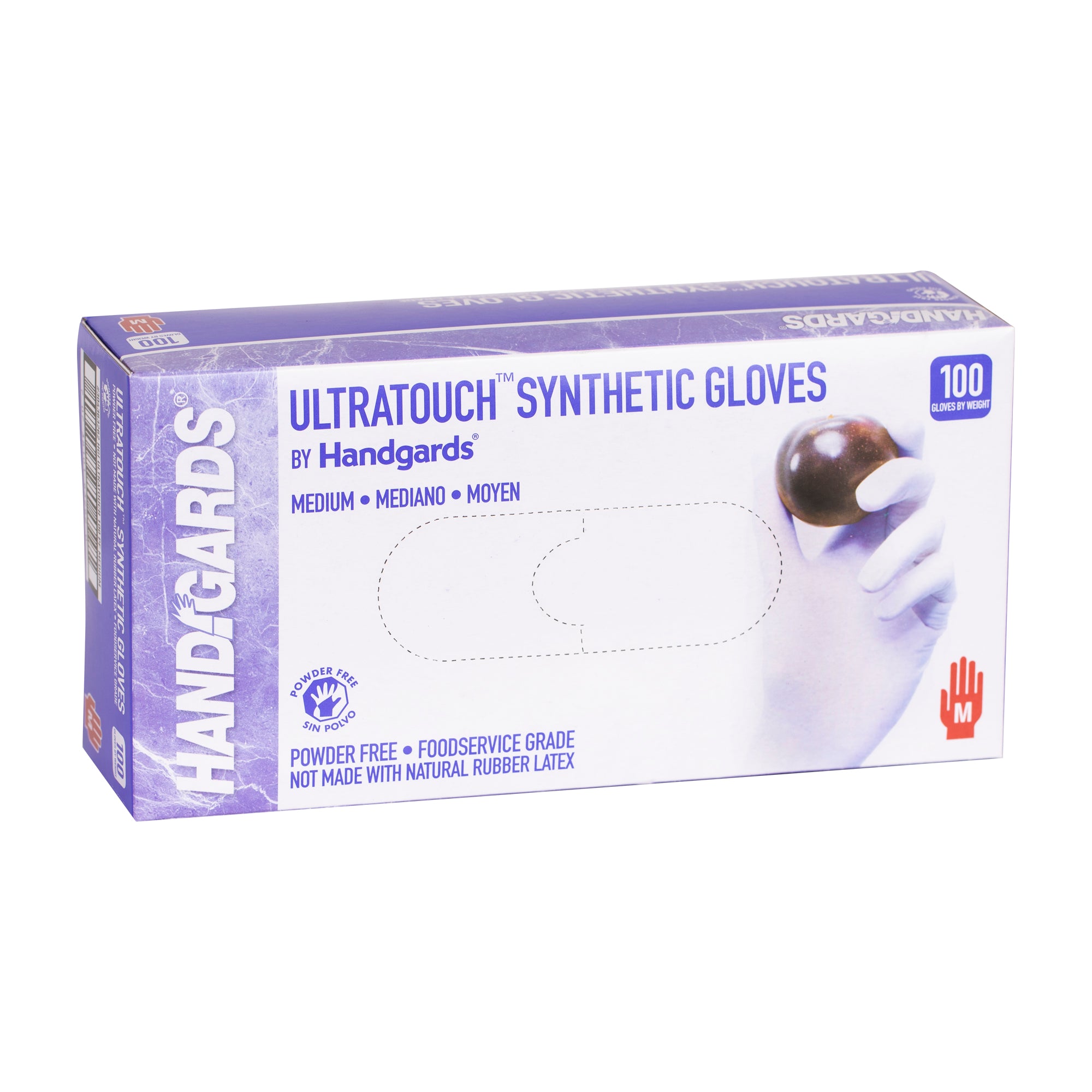 Glove Ultra Touch Synthetic Powder Free Medium 100 Each - 10 Per Case.