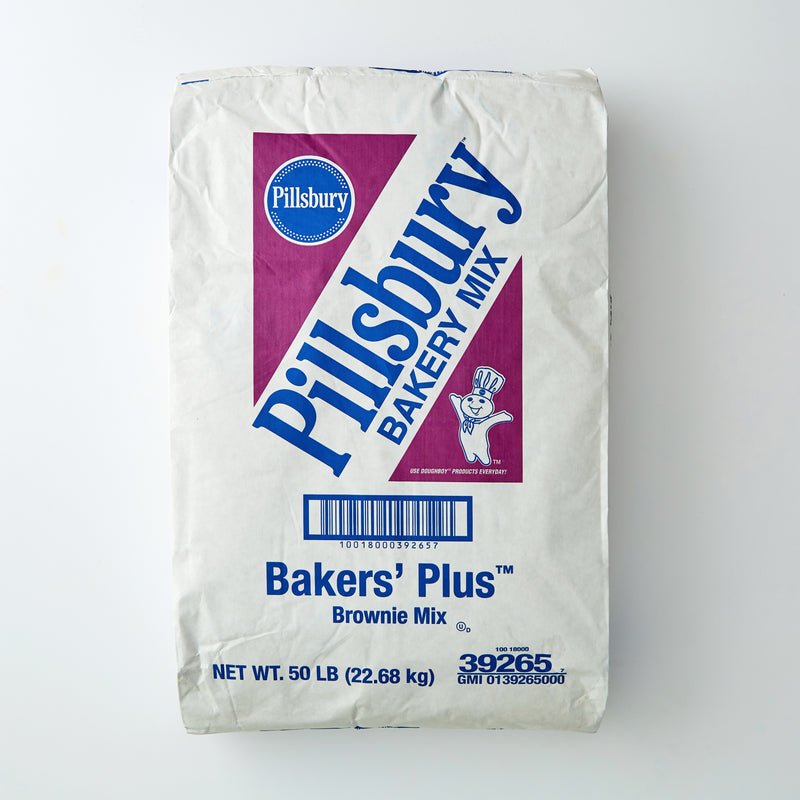 Pillsbury™ Bakers' Plus™ Brownie Mix 50 Pound Each - 1 Per Case.
