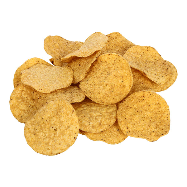 Mission Yellow Round Tortilla Chips 3 Ounce Size - 48 Per Case.