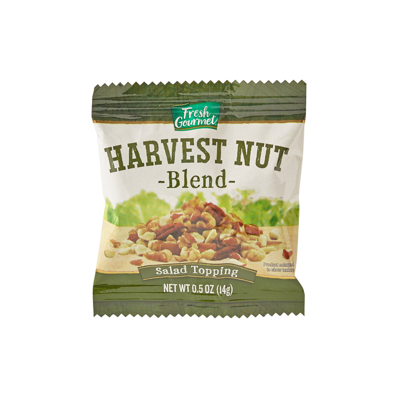 Fresh Gourmet Harvest Nut Blend 0.5 Ounce Size - 150 Per Case.