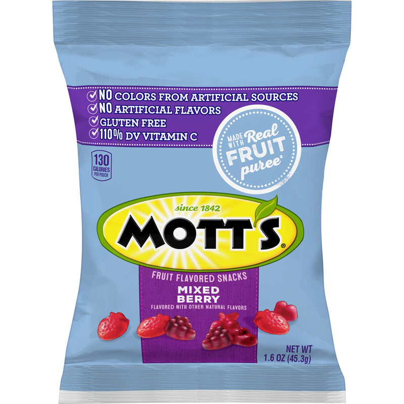 Mott's® Medleys Fruit Snacks Assorted Fruit 1.6 Ounce Size - 144 Per Case.