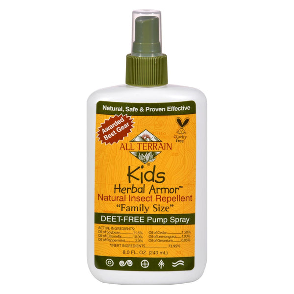 All Terrain - Herbal Armor Natural Insect Repellent - Kids - Family Sz - 8 Ounce